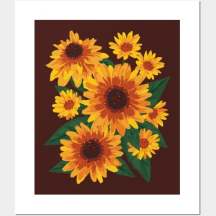 Autumn Flowers. Rudbeckia Posters and Art